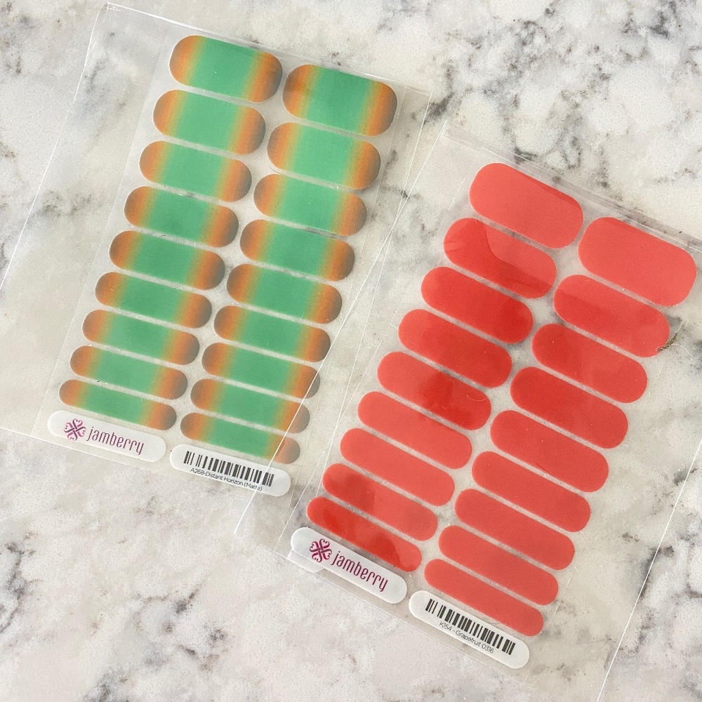 Jamberry Nail Wraps - 2 Full Sheets